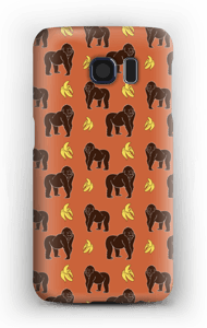 Monkey + Banana oranssi kuoret Galaxy S6