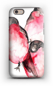 Punatulkut kuoret IPhone 6s tough