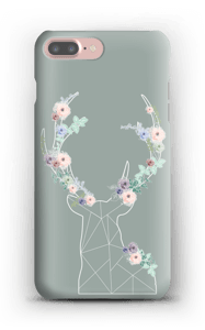Lovely flowery reindeer  case IPhone 7 Plus