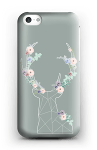 Lovely flowery reindeer  case IPhone 5c