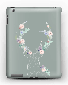Reinsdyr med blomster deksel IPad 4/3/2