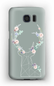Reinsdyr med blomster deksel Galaxy S6