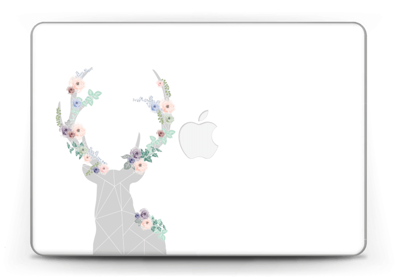 Cerf & Fleurs Blanc Skin MacBook Pro Retina 13” 2015