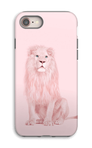 A pink lion case IPhone 8 tough