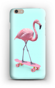 Flamingo på rullebrett deksel IPhone 6 Plus