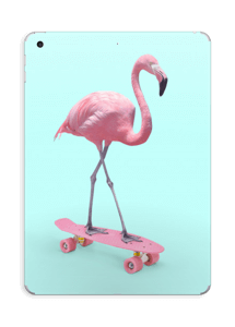Skateboarding flamingo Skin IPad 2017
