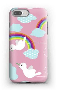 Kyyhkyt kuoret IPhone 7 Plus tough