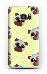 Cute but sad pugs case Galaxy S7
