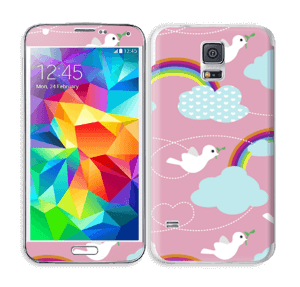 Peace & birds Skin Galaxy S5