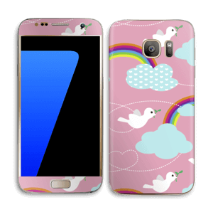 Peace & birds Skin Galaxy S7