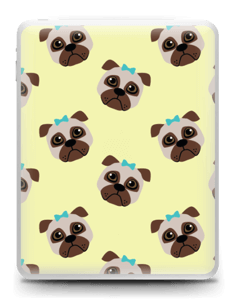 Unhappy pug Skin IPad 1