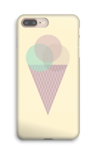 Jäätelö keltainen kuoret IPhone 8 Plus