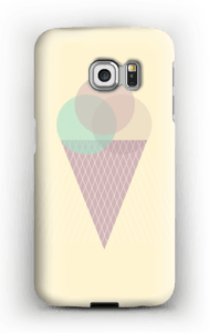 Yellow ice cream case Galaxy S6 Edge
