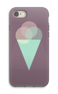 Iskrem lilla deksel IPhone 8 tough