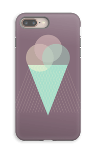 Iskrem lilla deksel IPhone 8 Plus tough