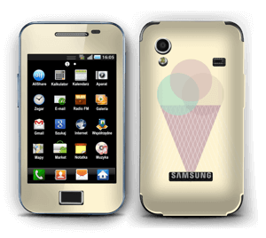 Yellow ice cream Skin Galaxy Ace
