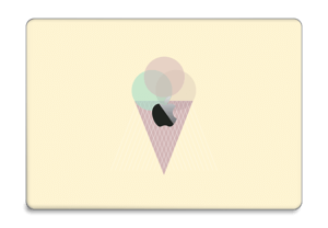 Yellow ice cream Skin MacBook Pro 15” 2016-