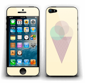 Yellow ice cream Skin IPhone 5