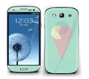 Minty green ice cream Skin Galaxy S3