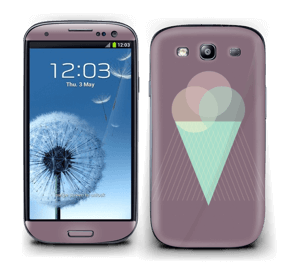 Purple ice cream Skin Galaxy S3