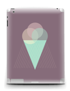 Purple ice cream Skin IPad 4/3/2