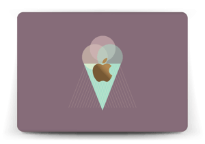 Jäätelö violetti tarrakuori MacBook 12”