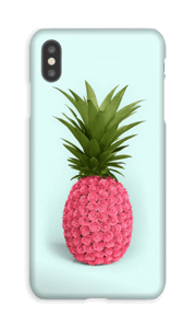 Roze(n) Ananas hoesje IPhone XS Max