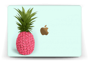 Pinkki ananas tarrakuori MacBook 12”