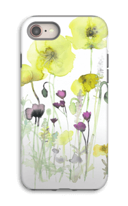 Painted Yellow Flowers case IPhone 8 tough