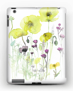 Villblomster deksel IPad 4/3/2