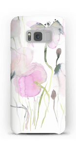 Rosa blomster deksel Galaxy S8