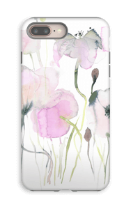 Vesiväri kukkaset kuoret IPhone 8 Plus tough