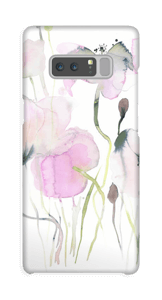 Rosa blomster deksel Galaxy Note8