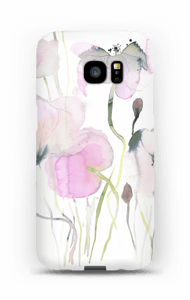 Rosa blomster deksel Galaxy S7 Edge