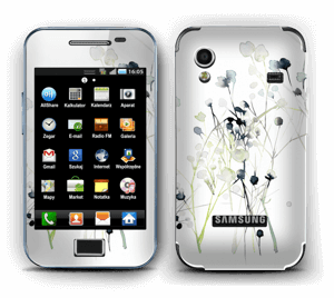 Painted Winter Flowers Skin Galaxy Ace