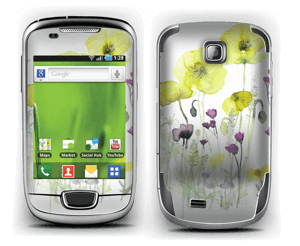 Painted Yellow Flowers Skin Galaxy Mini