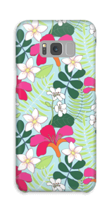 Tropical Flowers case Galaxy S8 Plus