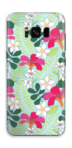 Tropical Flowers Skin Galaxy S8