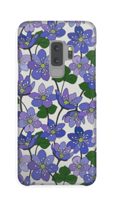 Blue Flowers  case Galaxy S9 Plus