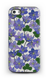 Blue Flowers  case IPhone 5/5s tough