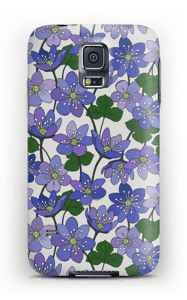 Blue Flowers  case Galaxy S5