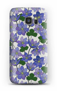 Blue Flowers  case Galaxy S7