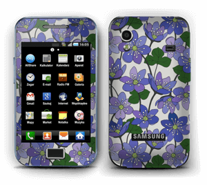 Blue flowers Skin Galaxy Ace