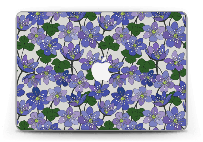 Fleurs violettes Skin MacBook Pro Retina 13” 2015