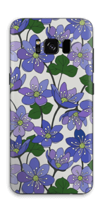 Blue flowers Skin Galaxy S8