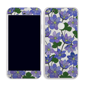 Blue flowers Skin Pixel