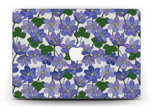 Sinivuokot tarrakuori MacBook Air 13”