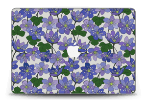 Sinivuokot tarrakuori MacBook Pro Retina 15” 2015