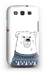 Villapaita jääkarhu kuoret Galaxy S3