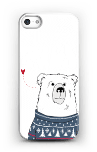 Villapaita jääkarhu kuoret IPhone SE